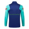 FC Barcelone Ensemble Vestes d'Entraînement 21-22 Bleu Vert Pour Homme